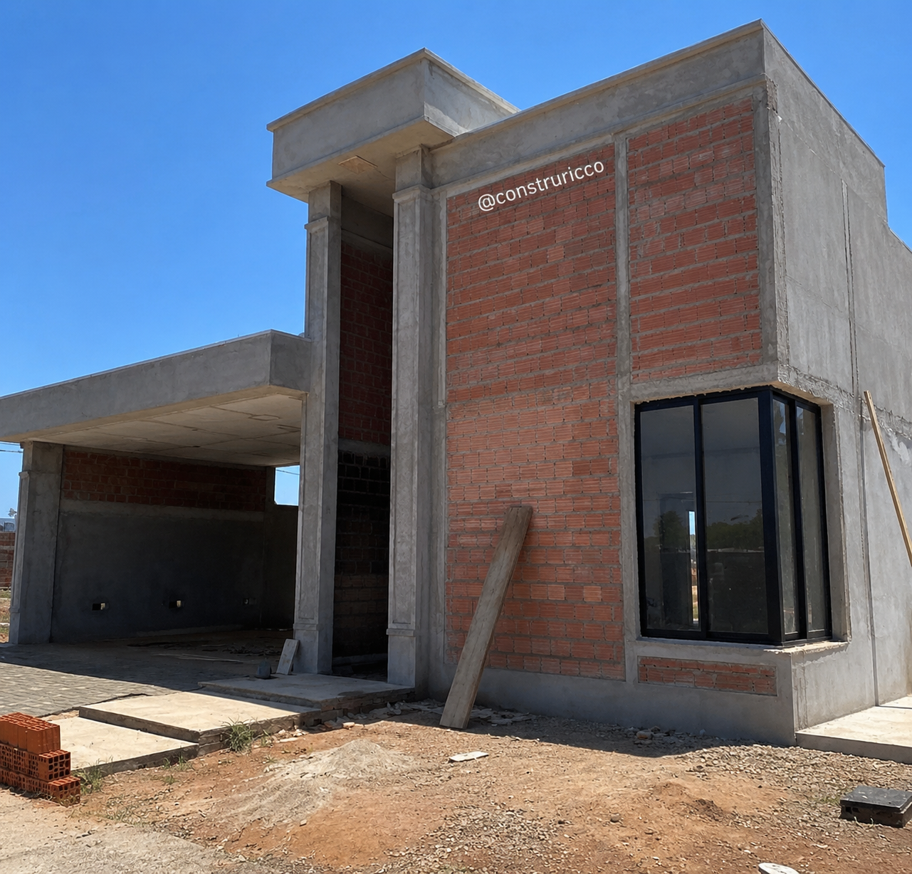 Antes da construção